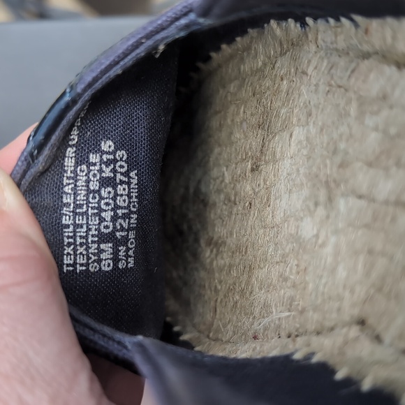 Like New Tory Burch Navy Espadrilles, Sz 6M. - Picture 6 of 7